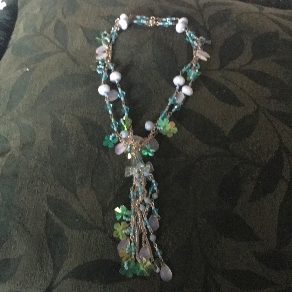 Water falls -Y2K Necklace